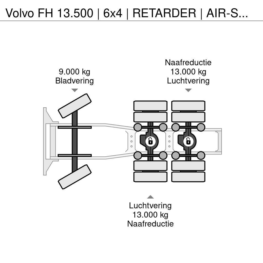 Volvo FH 13.500 | 6x4 | RETARDER | AIR-SUSPENSION | 3'5 Vlačilci
