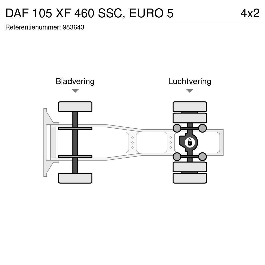 DAF 105 XF 460 SSC, EURO 5 Vlačilci