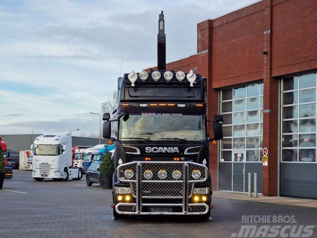 Scania R730 V8 Topline 6x2 - Hooklift 560CM - Custom in- Kotalni prekucni tovornjaki