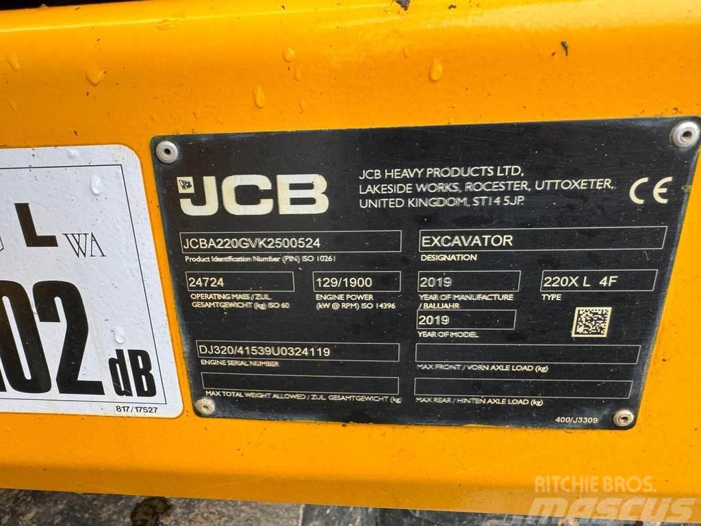 JCB JS220X LC Bagri goseničarji