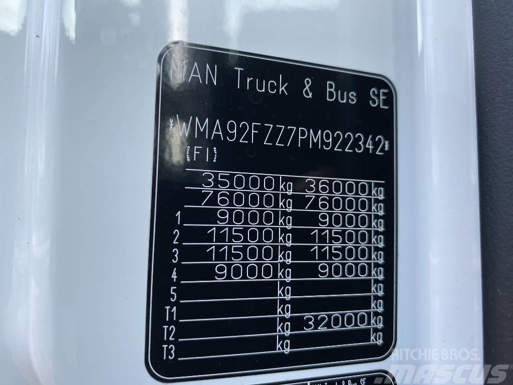 MAN TGX 35.580 8X4-4 BL 4200 Kotalni prekucni tovornjaki