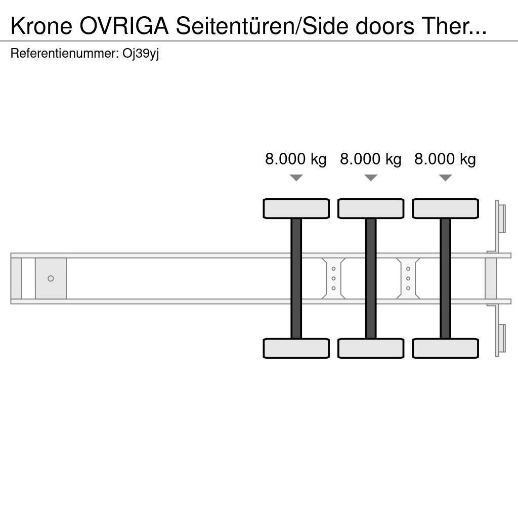 Krone OVRIGA Seitentüren/Side doors Thermo King SL400 Hladilne polprikolice