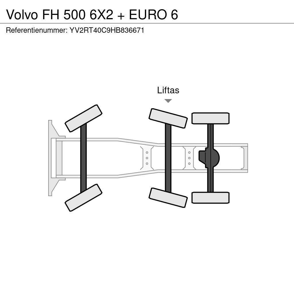 Volvo FH 500 6X2 + EURO 6 Vlačilci