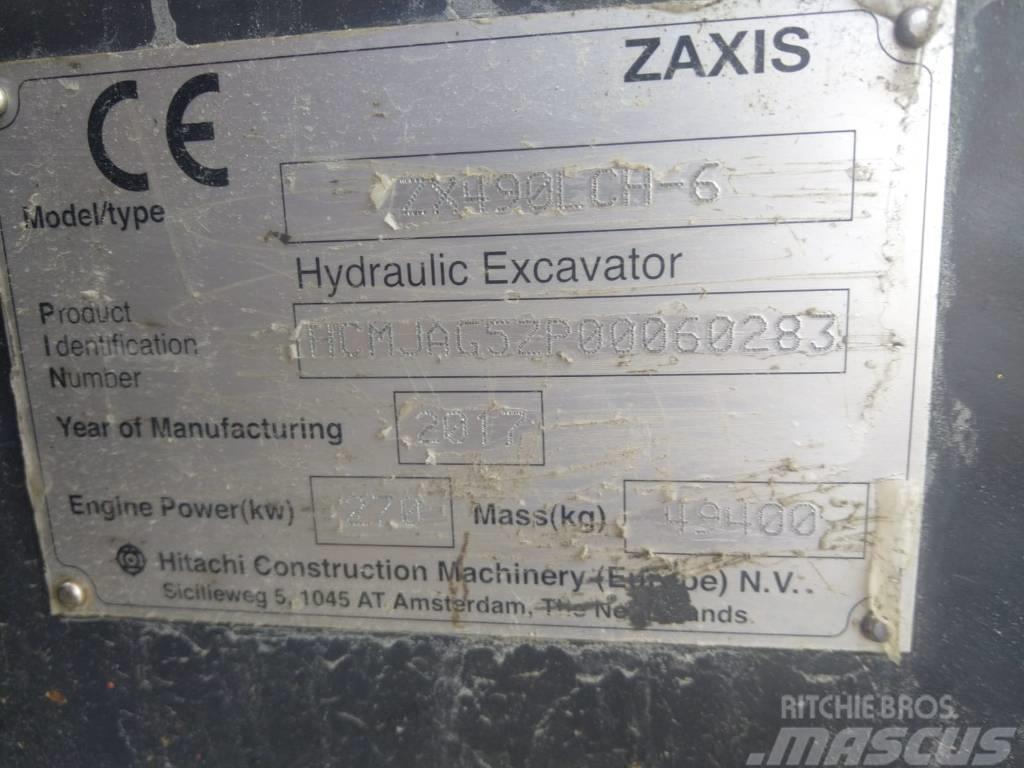 Hitachi ZX 490 LC H-6 Bagri goseničarji