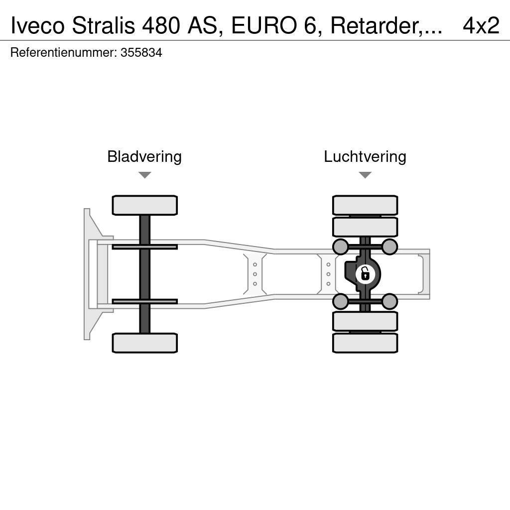 Iveco Stralis 480 AS, EURO 6, Retarder, Standairco Tractor Units