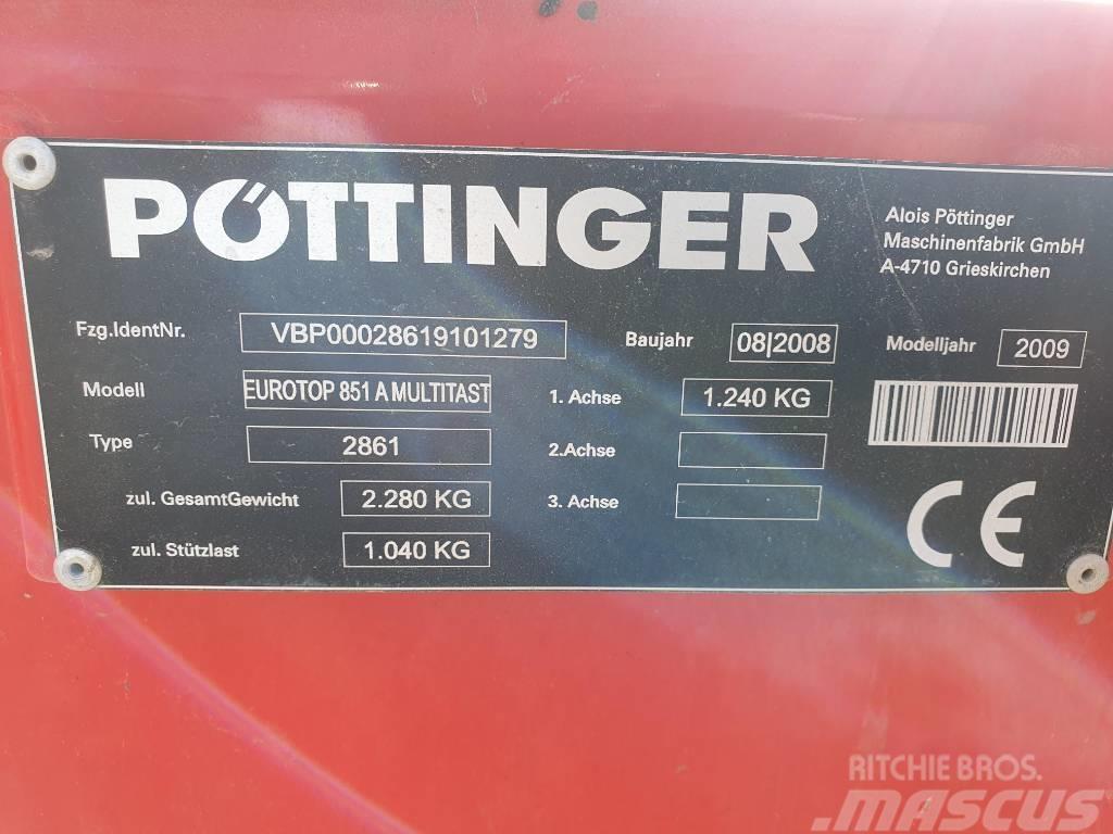 Pöttinger EuroTop 851 Multitas Zgrabljalniki