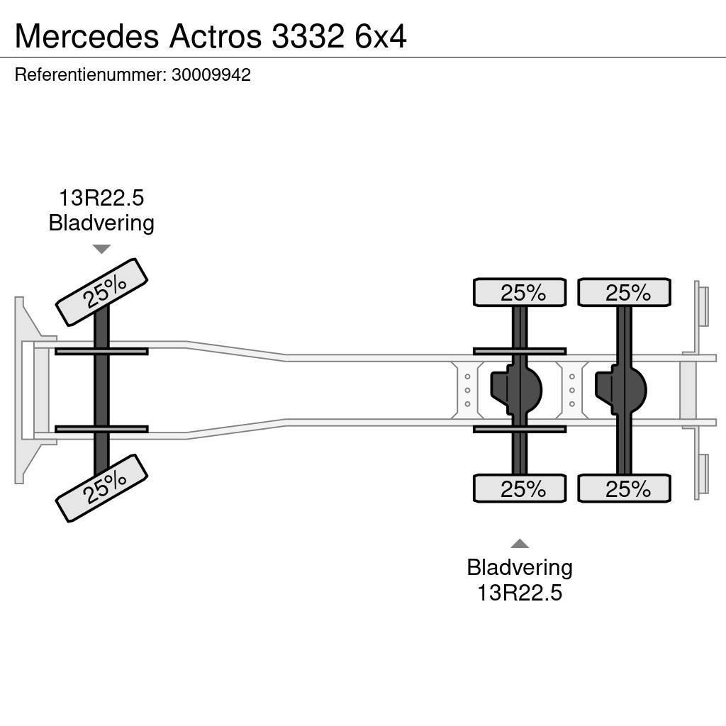 Mercedes-Benz Actros 3332 6x4 Kiper tovornjaki
