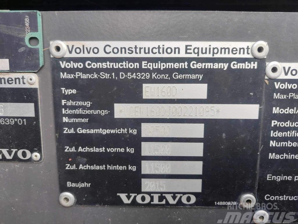 Volvo EW 160 D Bagri na kolesih