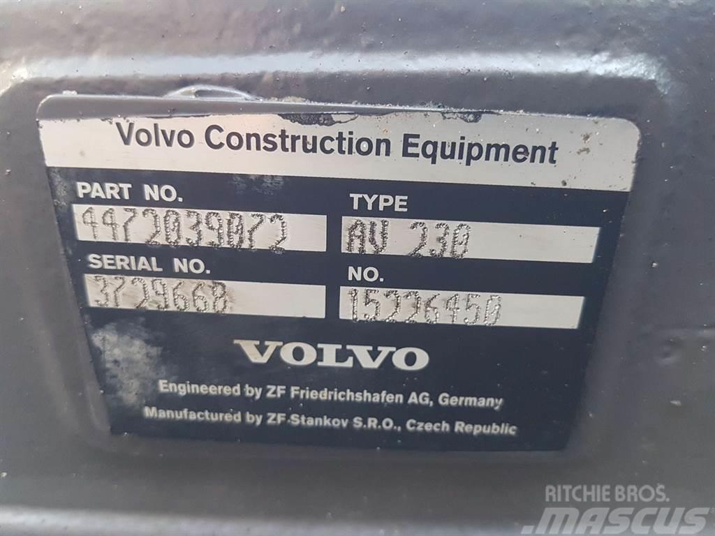 Volvo L30G-VOE15226450-ZF AV-230-Axle/Achse/As Osi