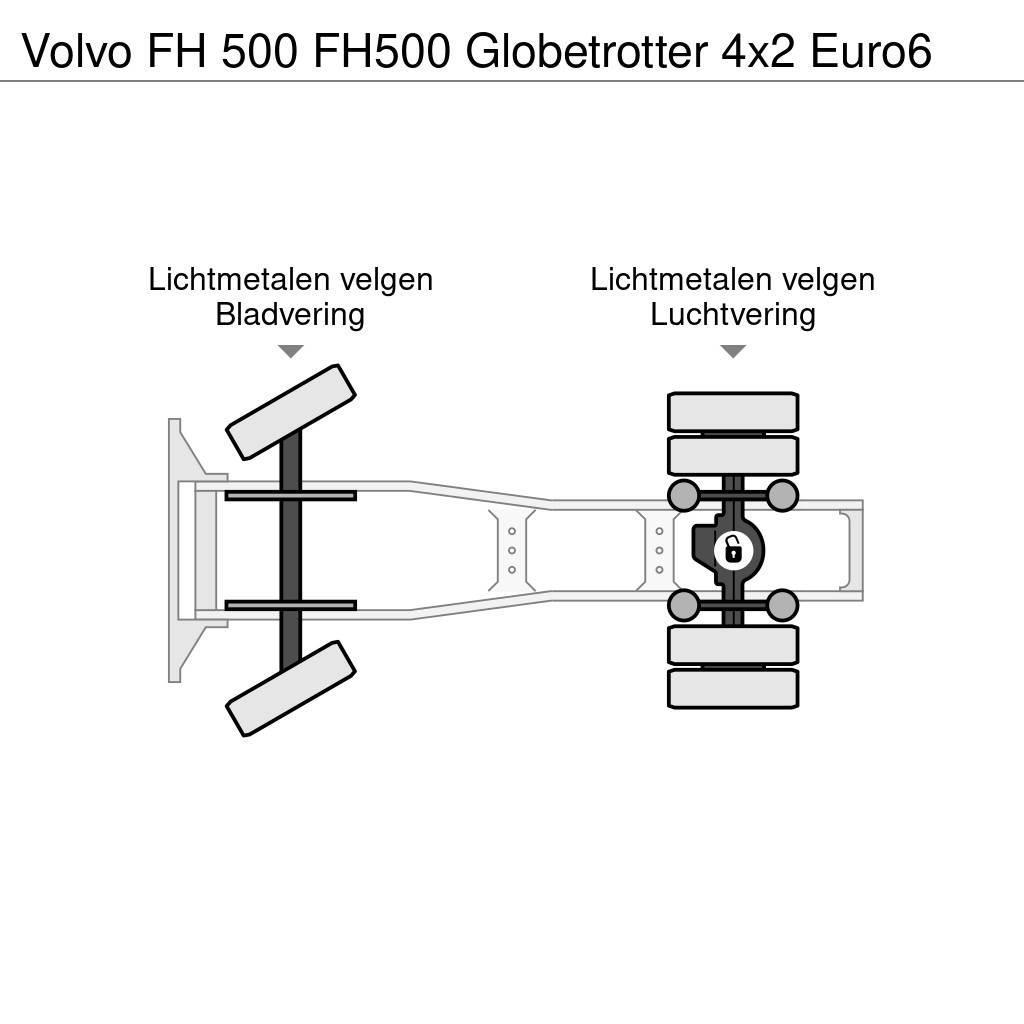 Volvo FH 500 FH500 Globetrotter 4x2 Euro6 Vlačilci