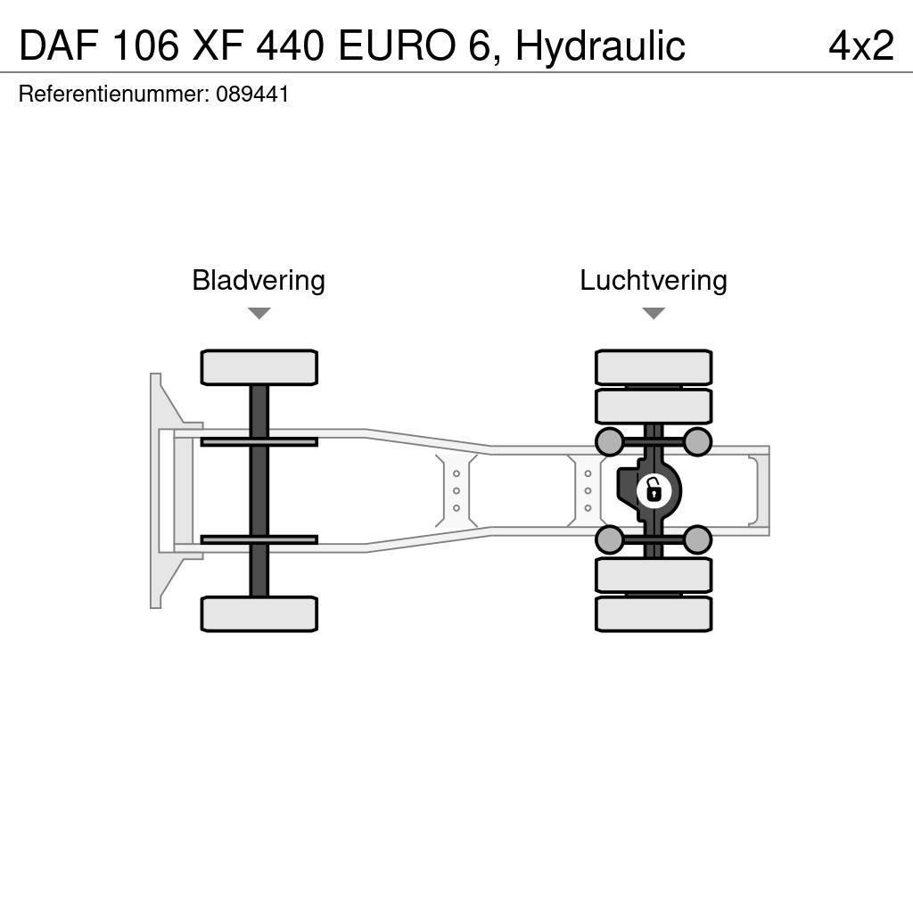 DAF 106 XF 440 EURO 6, Hydraulic Vlačilci