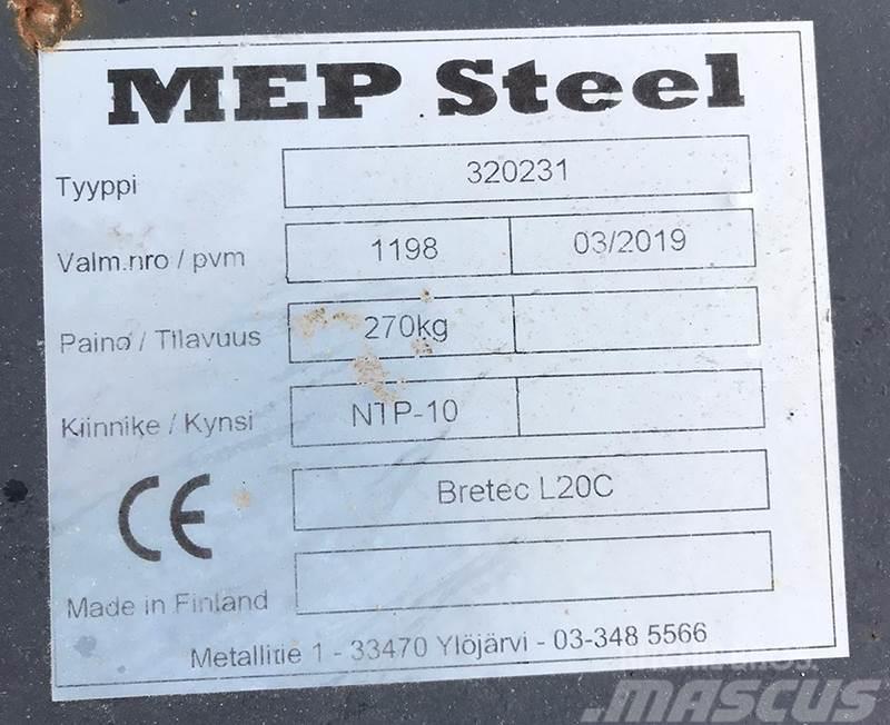  MEP Steel BRETEC L20C ISKUVASARAN KIINNIKELEVY NTP Drugi deli