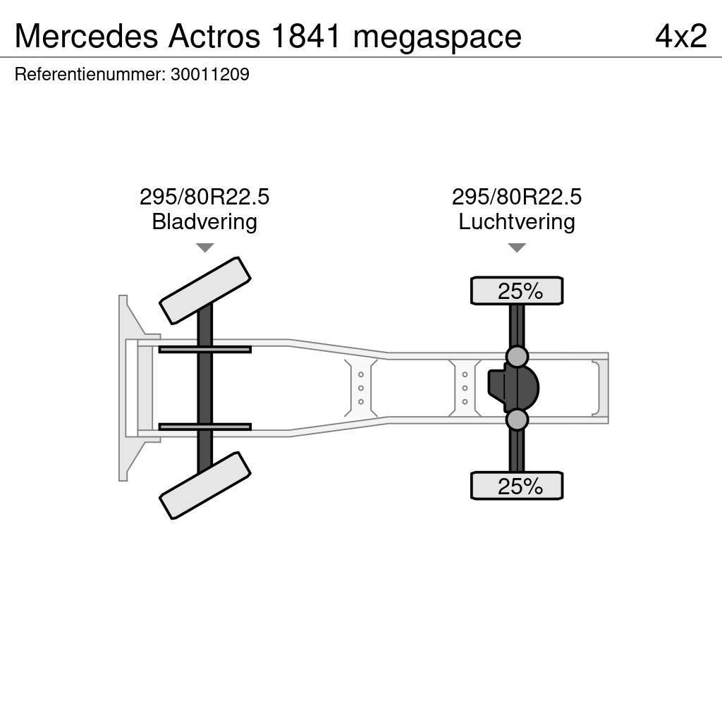 Mercedes-Benz Actros 1841 megaspace Vlačilci