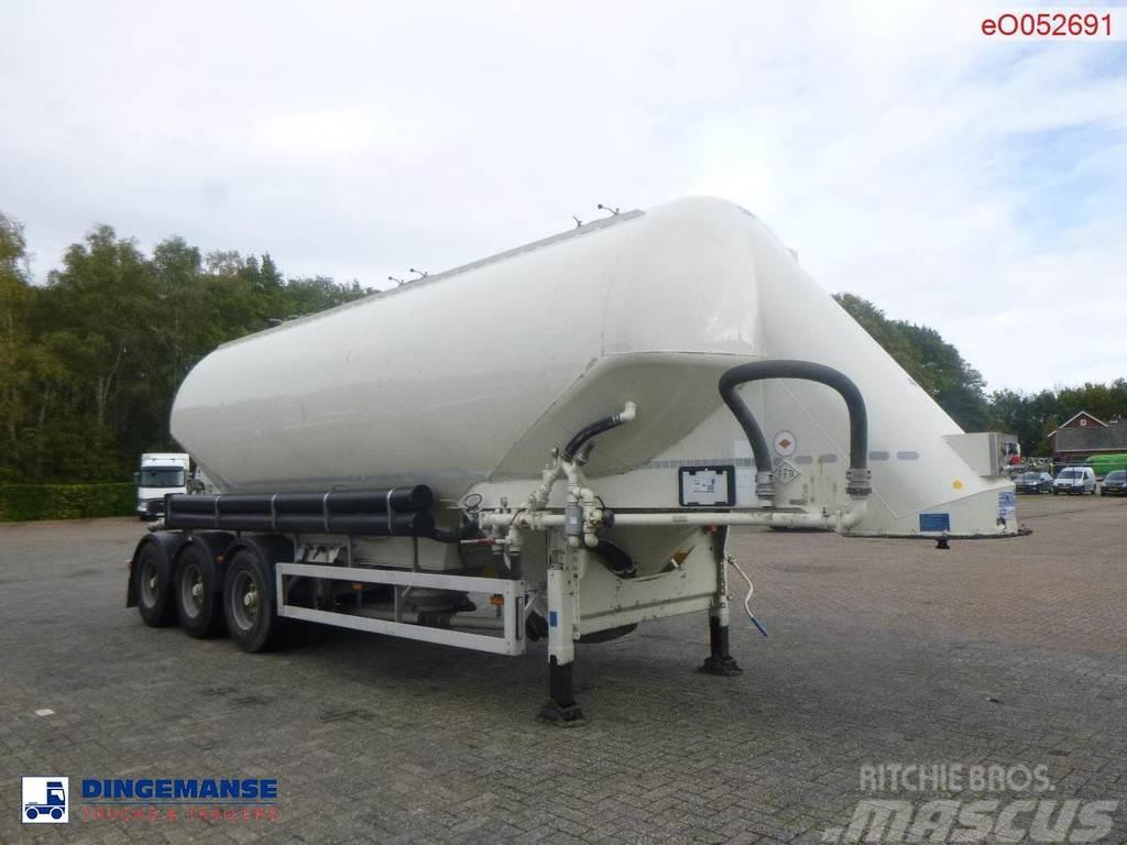 Feldbinder Powder tank alu 40 m3 / 1 comp Polprikolice cisterne