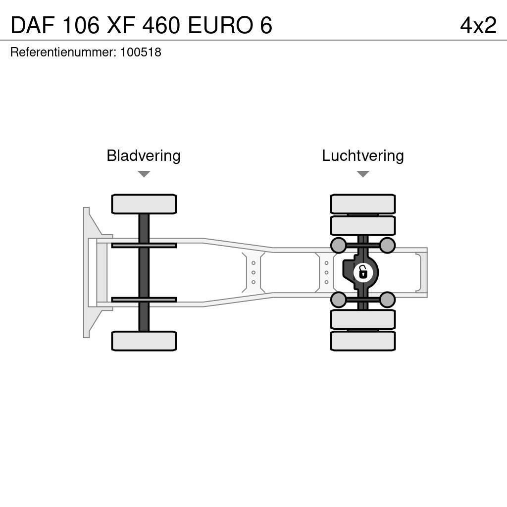 DAF 106 XF 460 EURO 6 Vlačilci