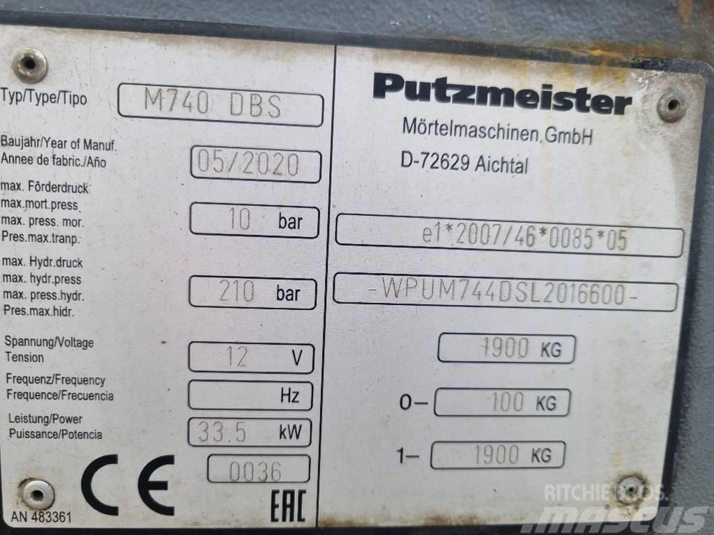 Putzmeister M 740/4 DBS Estrih črpalke