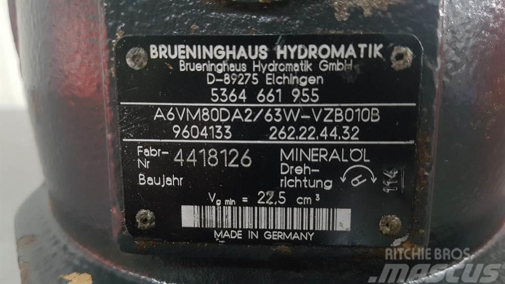 Brueninghaus Hydromatik A6VM80DA2/63W - Zeppelin ZL100 - Drive motor Hidravlika