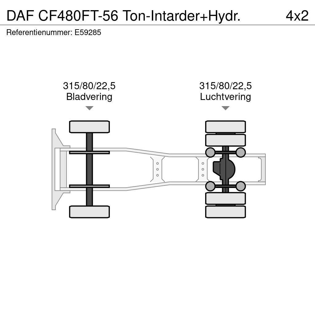 DAF CF480FT-56 Ton-Intarder+Hydr. Vlačilci