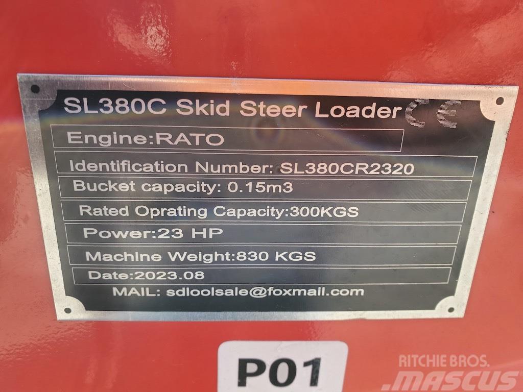  SDLOOL SL380C Skid steer mini nakladalci