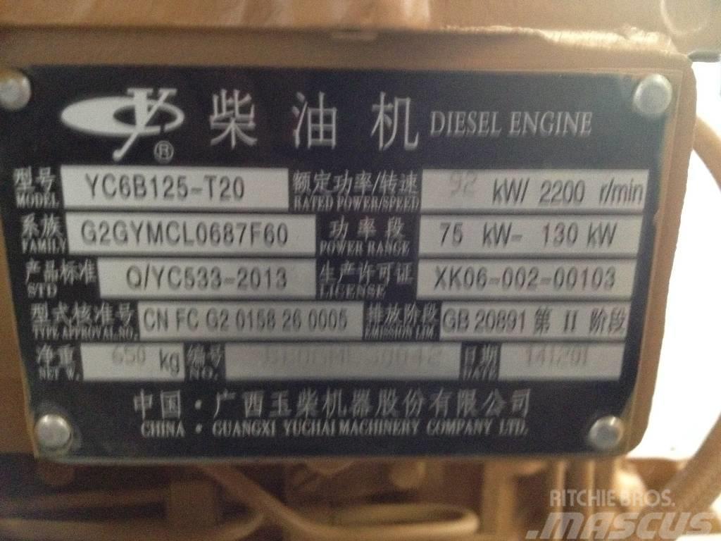 Yuchai YC6B125-T20 Motorji