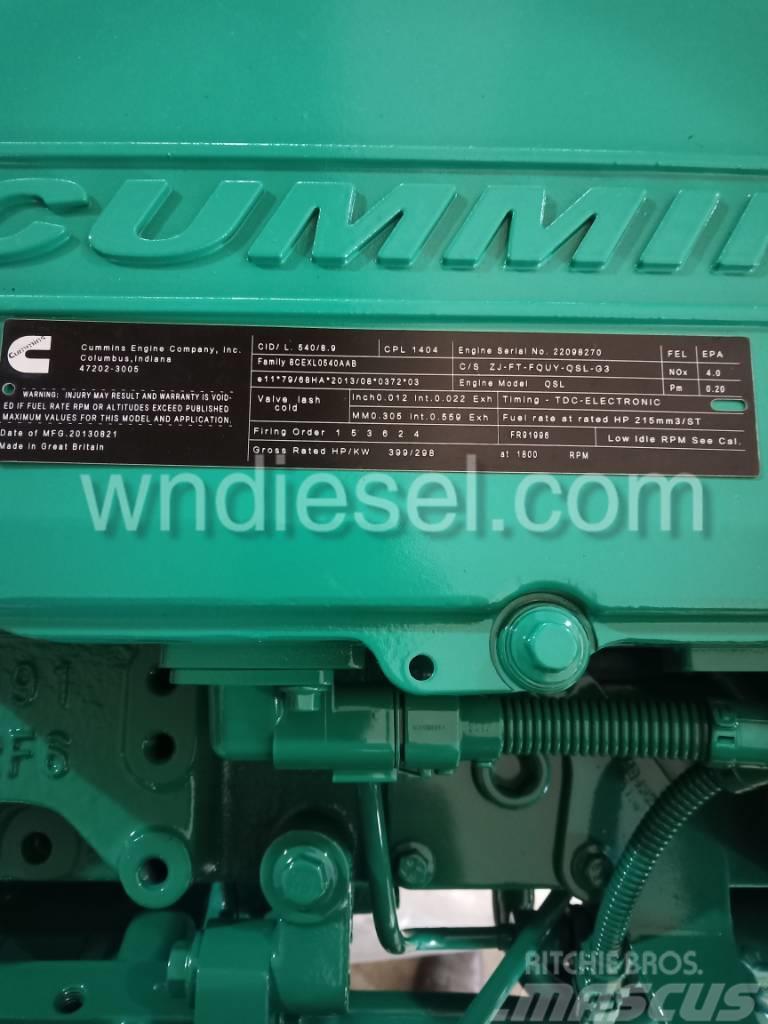 Cummins diesel engine QSL9-G3 CPL1404 Motorji