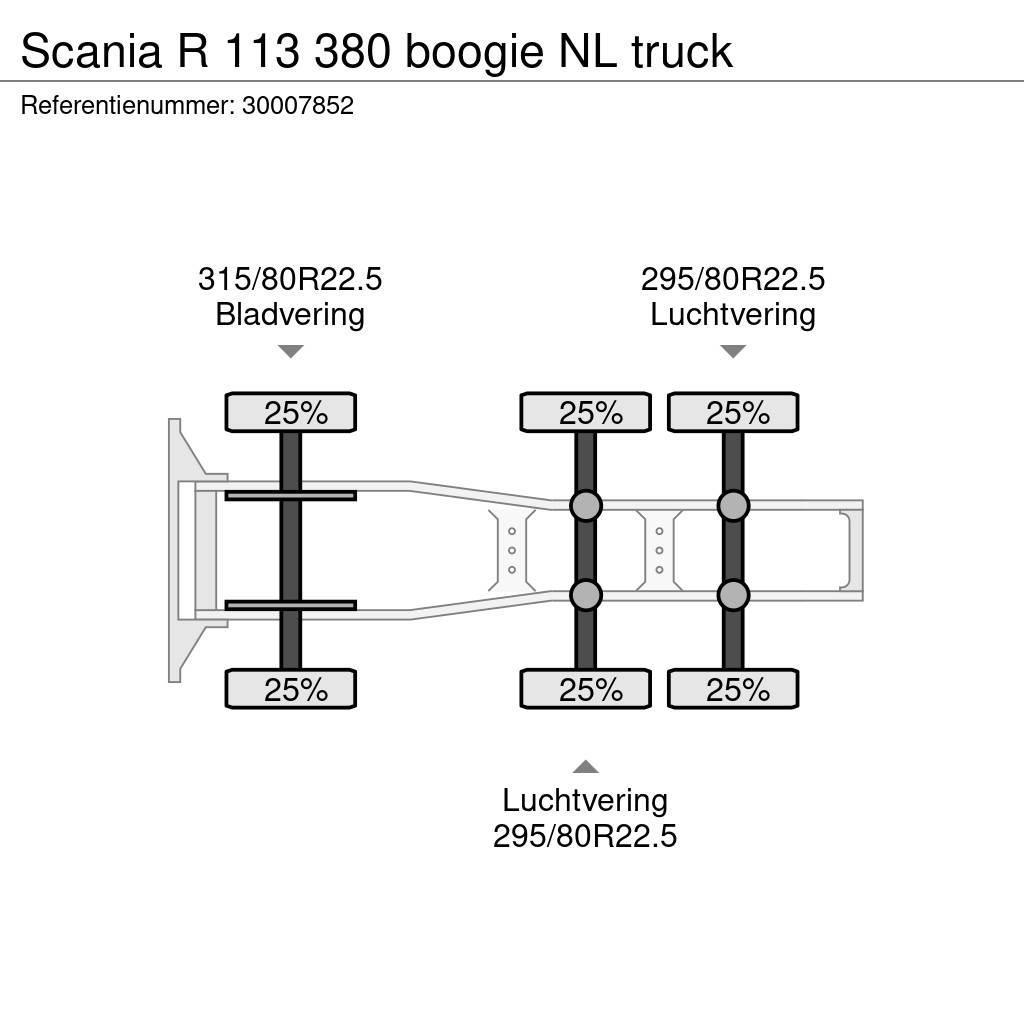Scania R 113 380 boogie NL truck Vlačilci