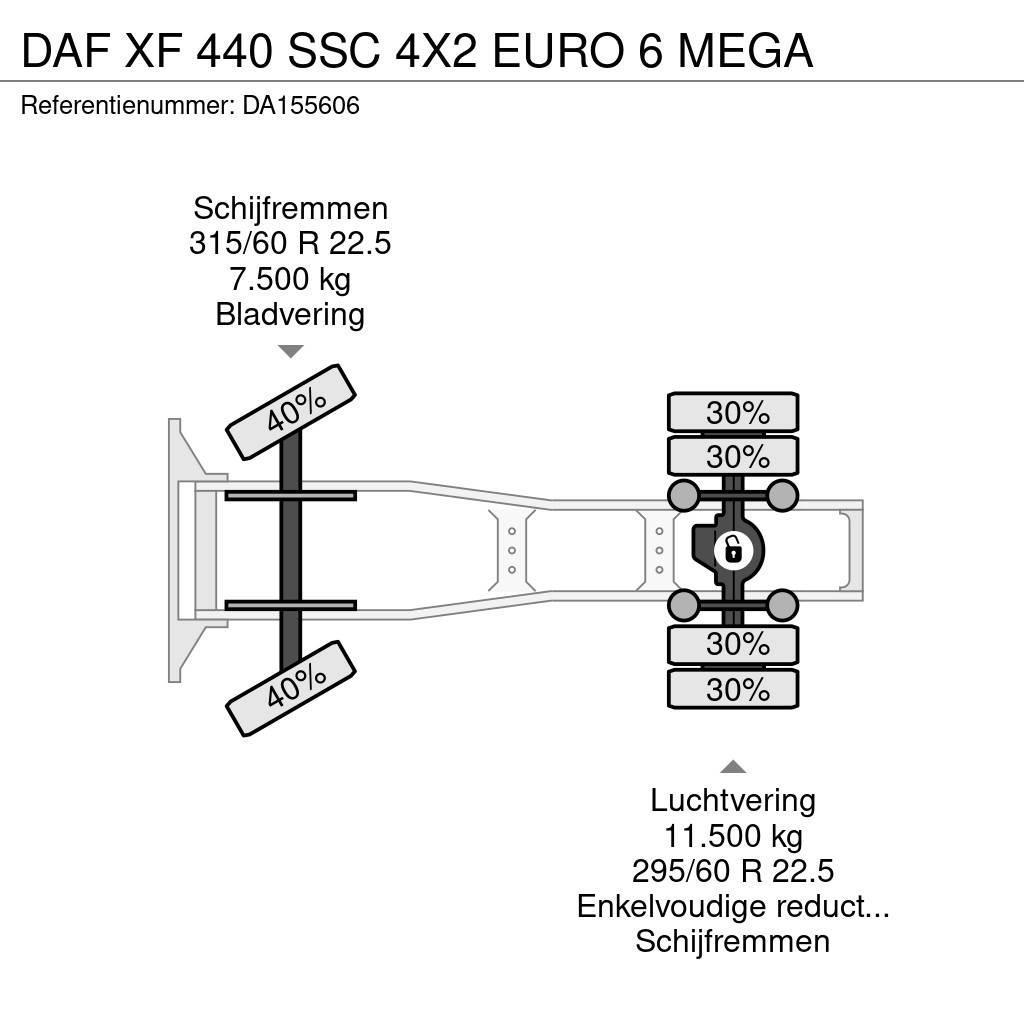 DAF XF 440 SSC 4X2 EURO 6 MEGA Vlačilci