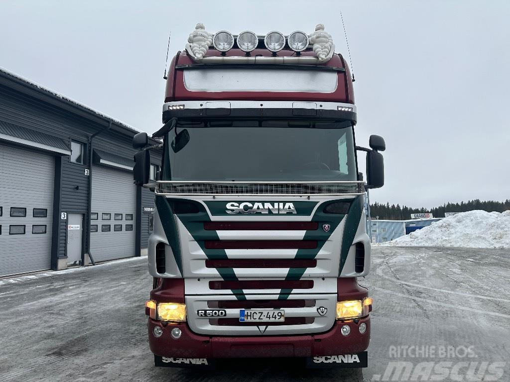 Scania R500 6x2 hiab nosturilla Vlačilci