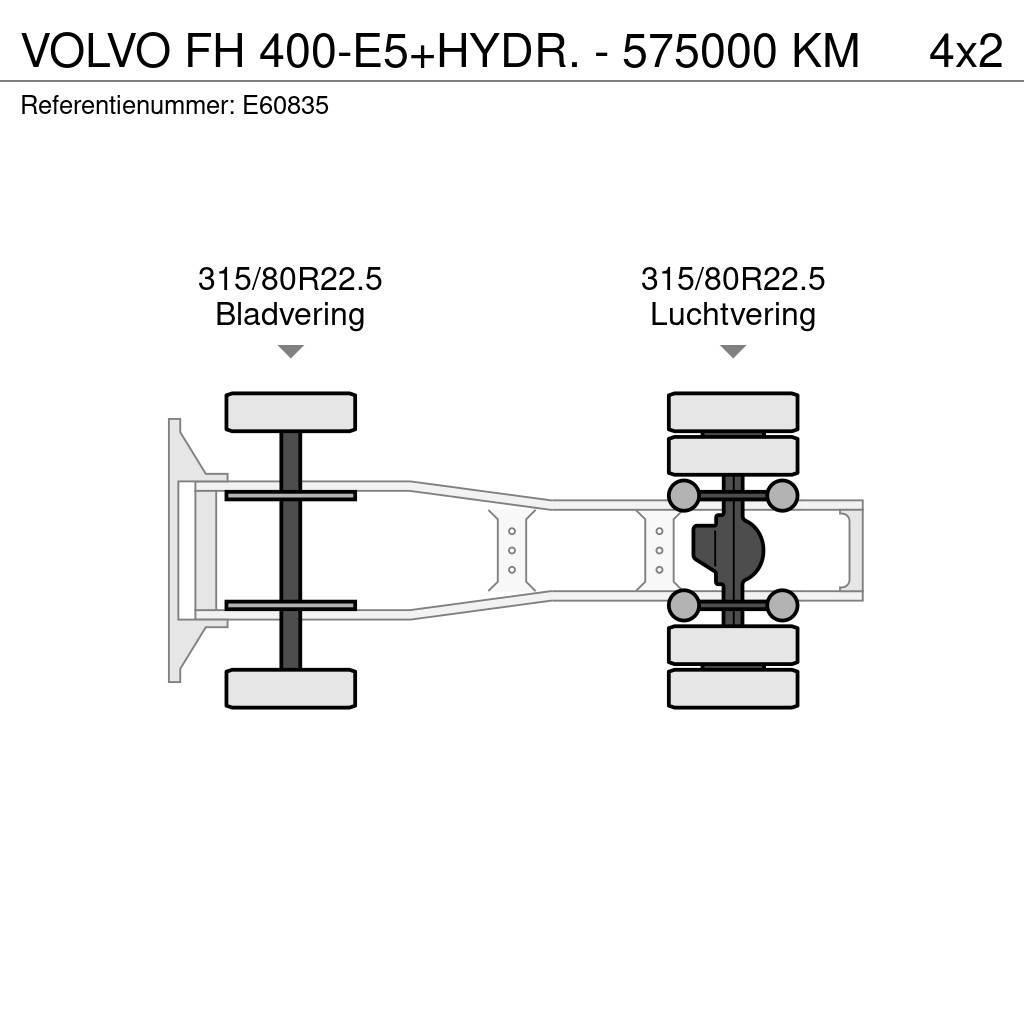 Volvo FH 400-E5+HYDR. - 575000 KM Vlačilci