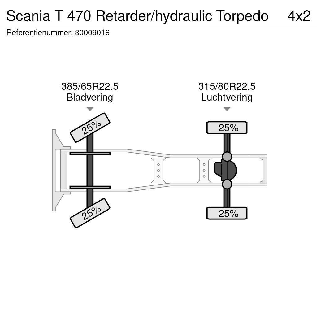 Scania T 470 Retarder/hydraulic Torpedo Vlačilci