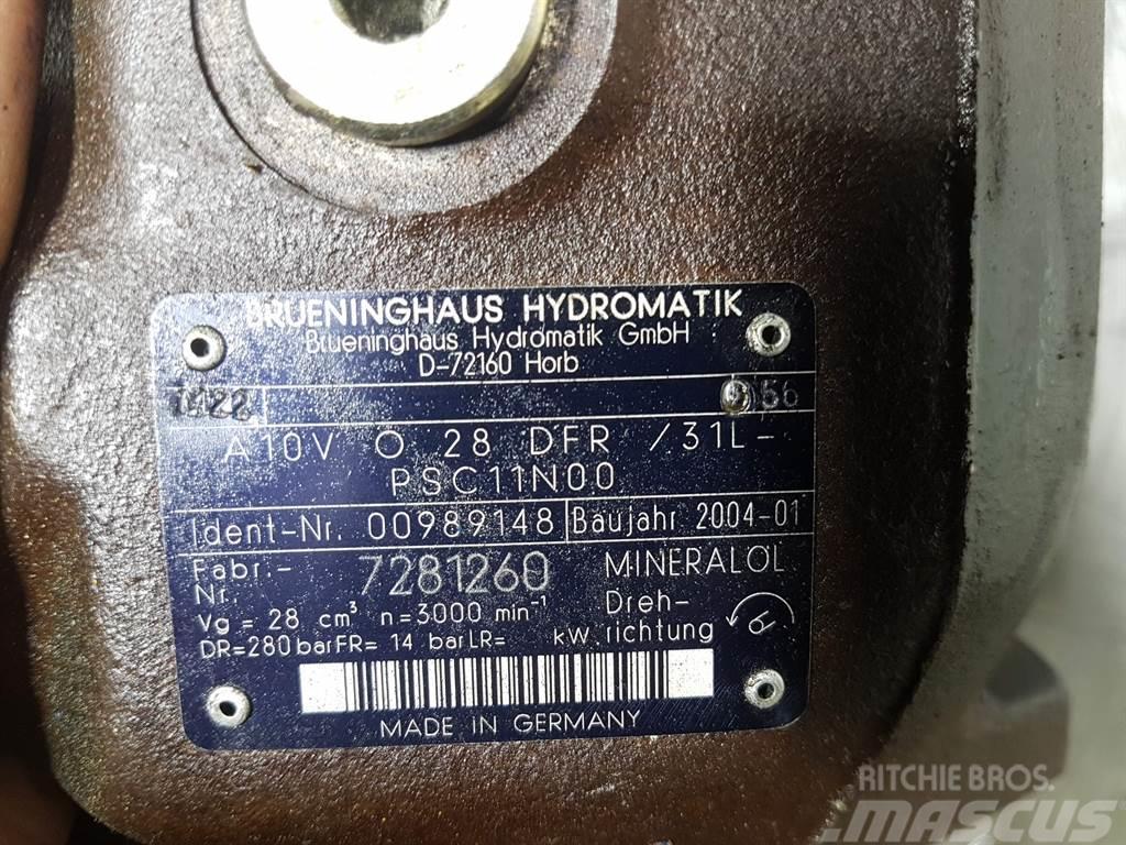 Brueninghaus Hydromatik A10VO28DFR/31L - Load sensing pump Hidravlika
