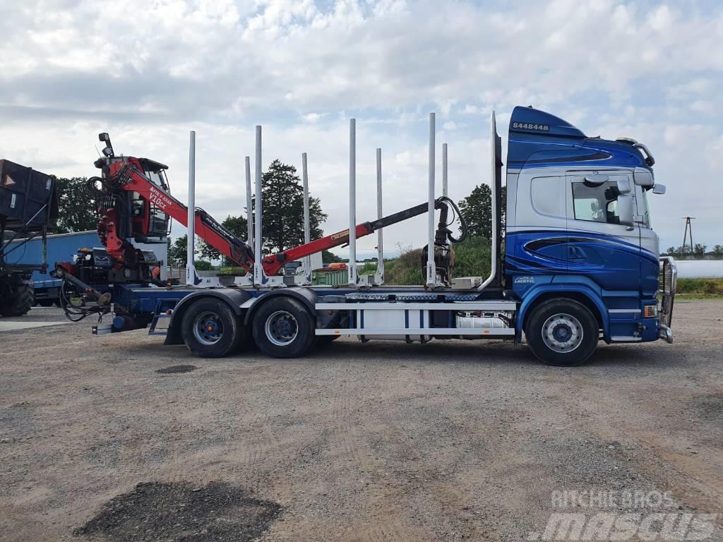 Scania R 730 Timber trucks