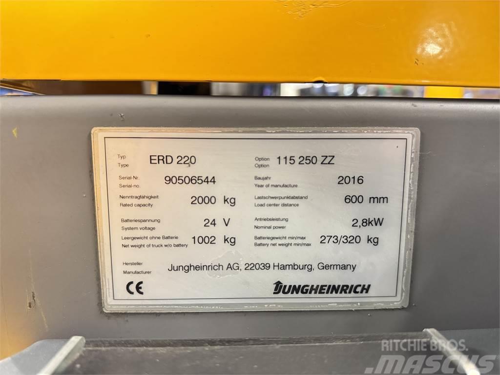 Jungheinrich ERD 220 - 2500MM HUB - BJ.2016 - NEUWERTIG Mini bagri <7t