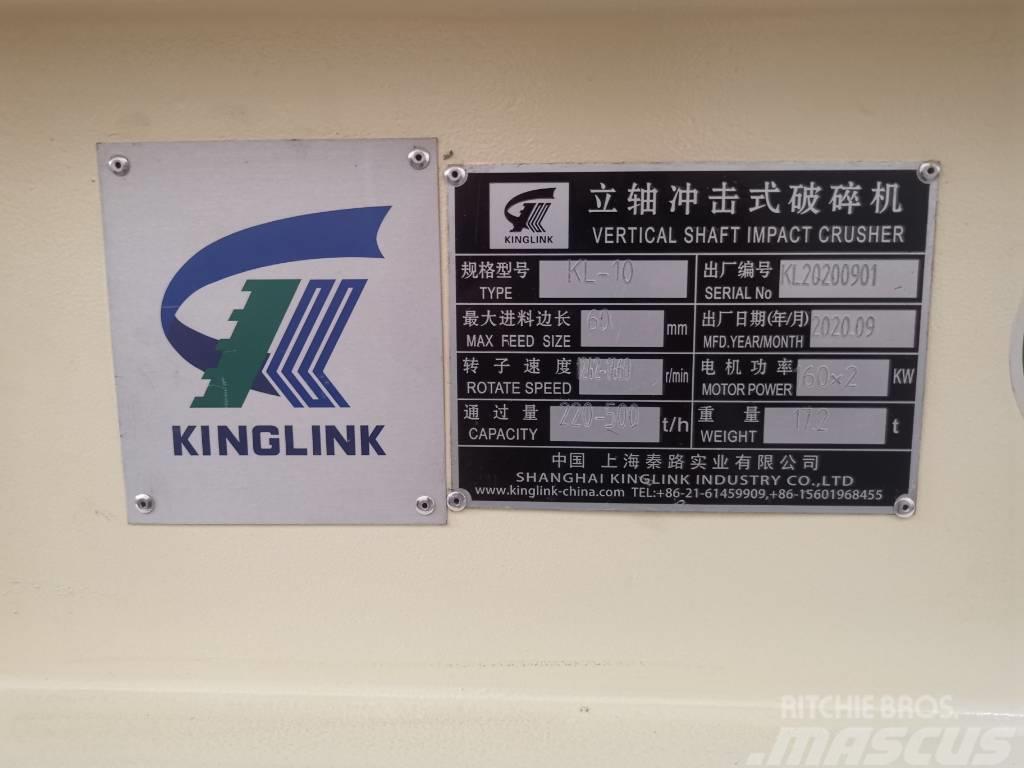 Kinglink Barmac VSI crusher KL-10 | Mineral Concrete Sands Drobilci