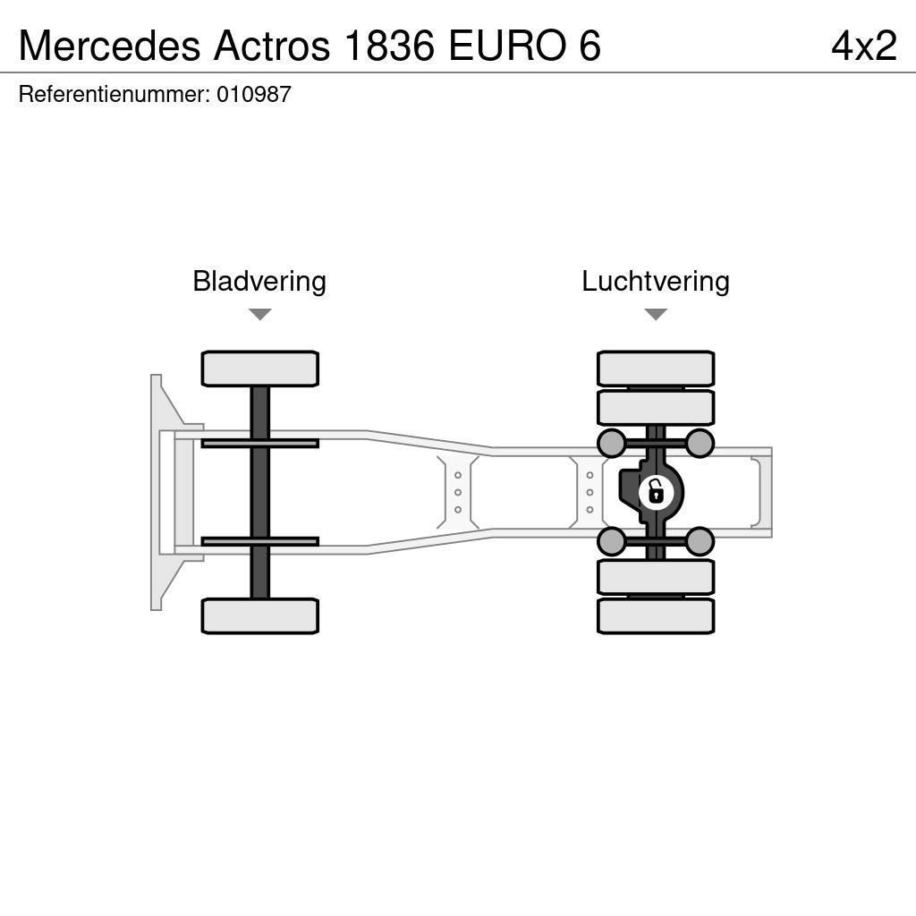 Mercedes-Benz Actros 1836 EURO 6 Vlačilci