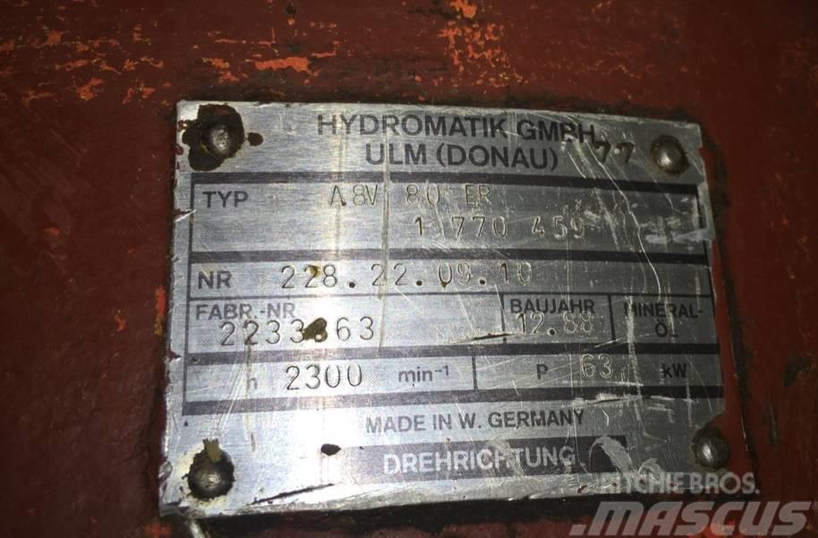 Hydromatik O&K RH6 Pompa hydrauliczna A8V 80 ER Hidravlika