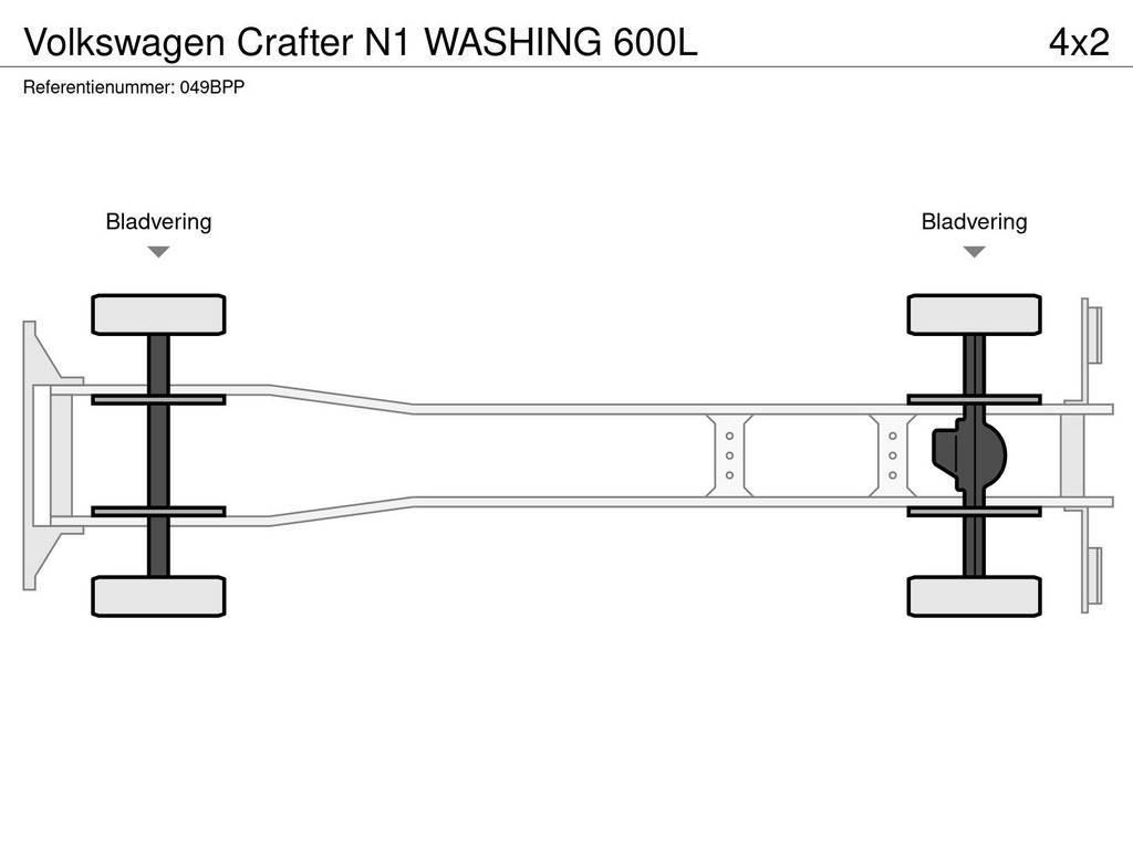 Volkswagen Crafter N1 WASHING 600L Tovornjaki cisterne