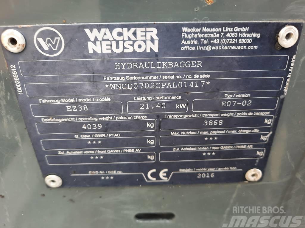 Wacker Neuson EZ 38 Mini bagri <7t