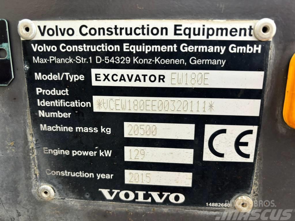 Volvo EW180E Bagri na kolesih