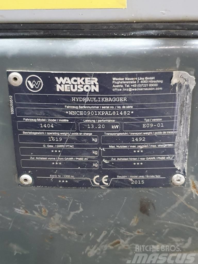 Wacker Neuson 1404 (E09-01) Mini bagri <7t