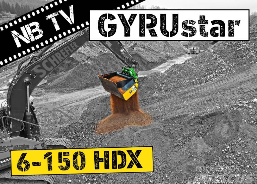 Gyru-Star 6-150HDX (opt Oilquick OQ70/50, Lehnhoff) Presejalne žlice