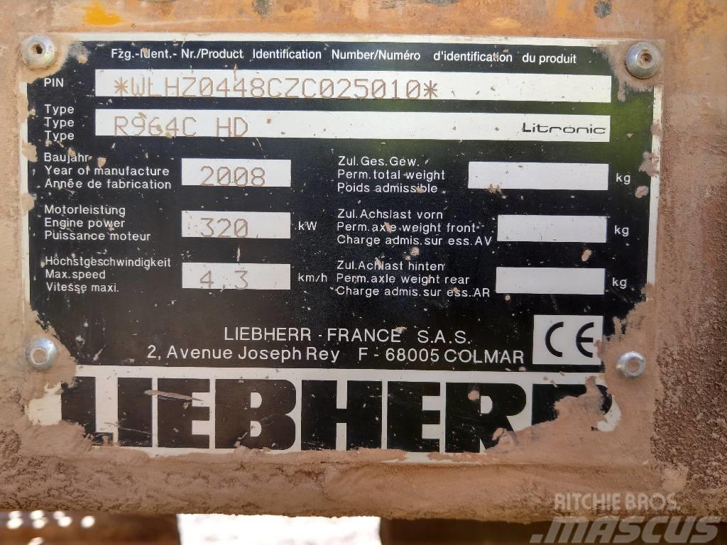 Liebherr R 964 C HD Bagri goseničarji