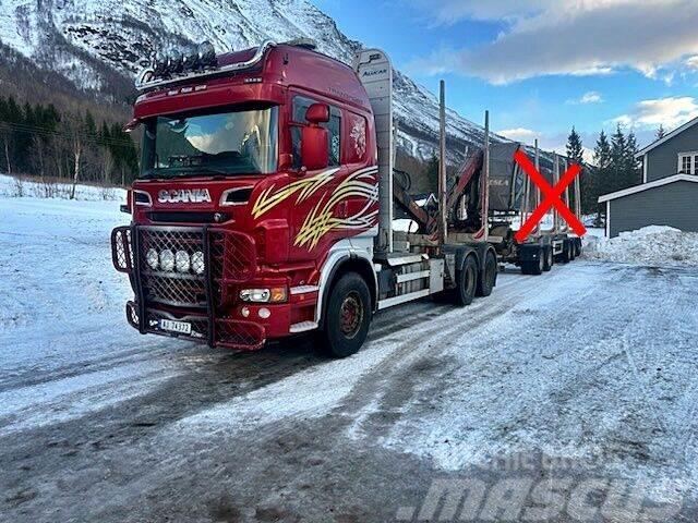 Scania R730 *6x4 *KESLA crane *NEW GEARBOX Tovornjaki za hlode