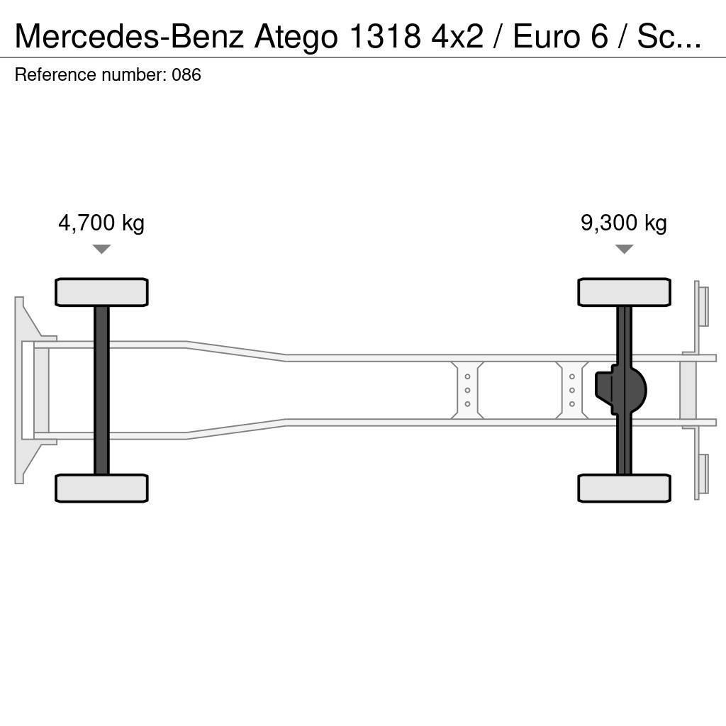 Mercedes-Benz Atego 1318 4x2 / Euro 6 / Schaltung 1218 Tovornjaki-šasije