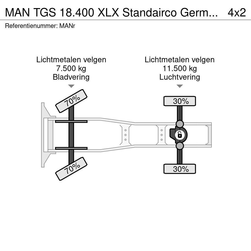 MAN TGS 18.400 XLX Standairco German truck Vlačilci