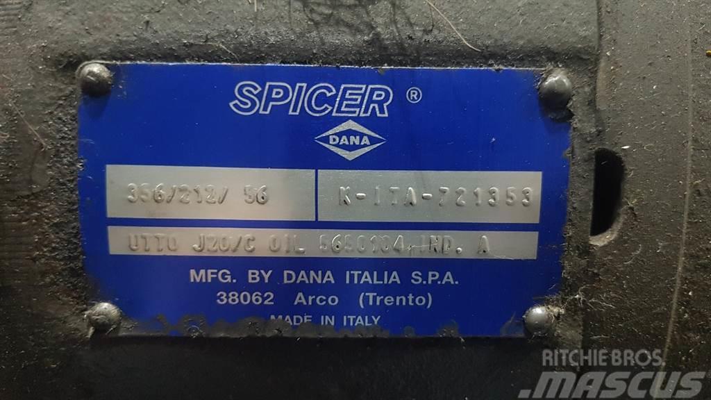 Spicer Dana 356/212/56 - Mecalac 714 MW - Axle Osi