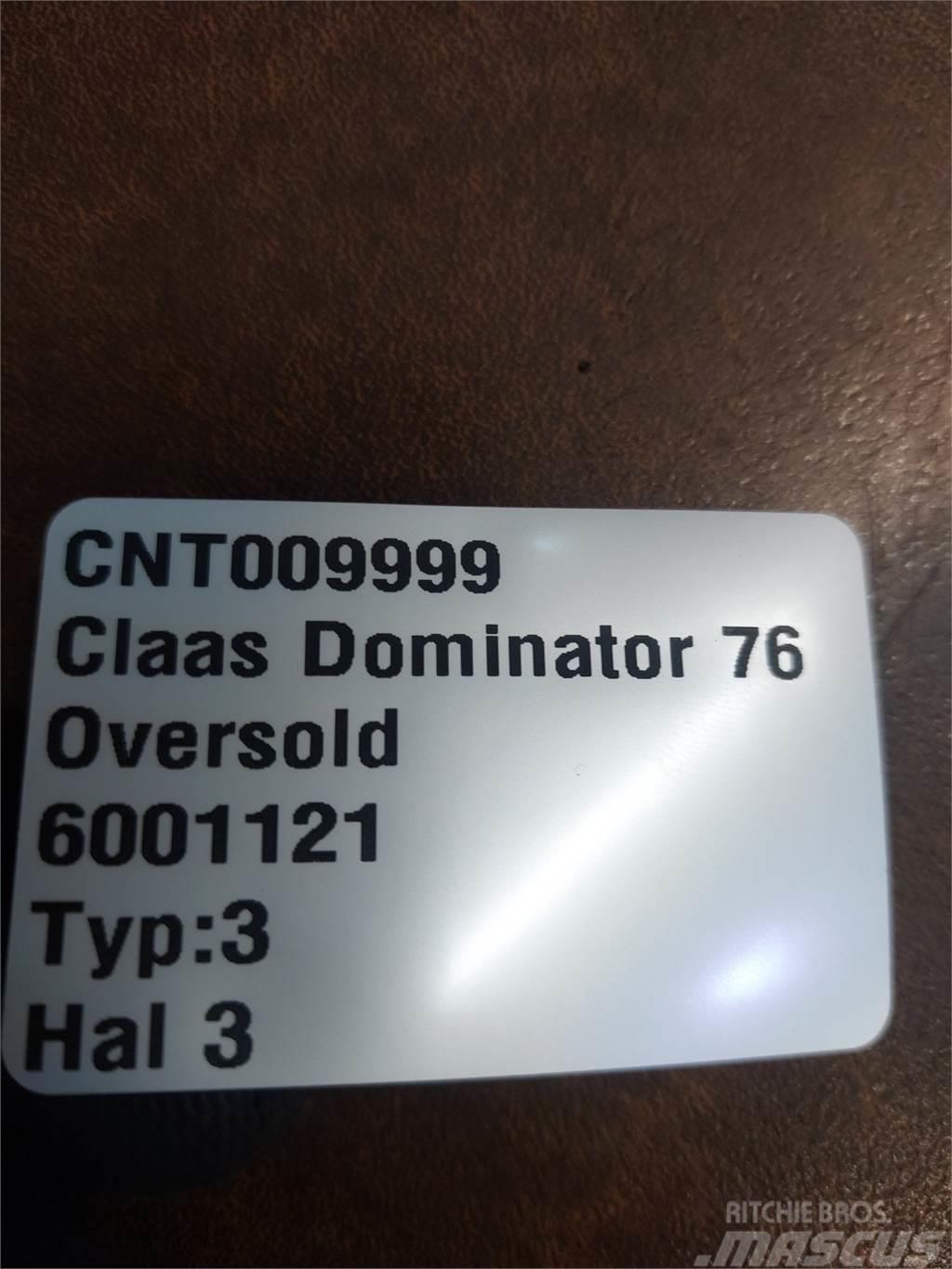 CLAAS Dominator 76 Trosilci peska in soli