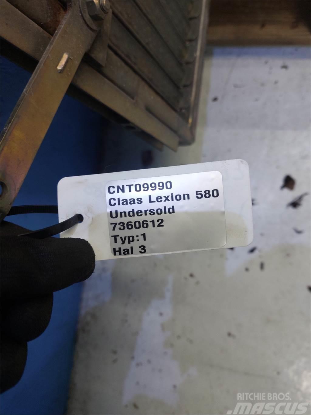 CLAAS Lexion 580 Trosilci peska in soli