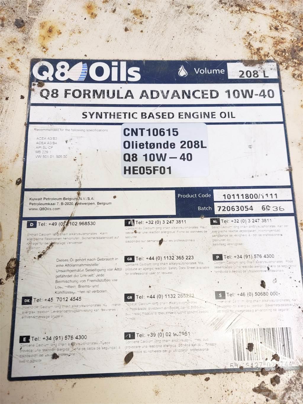  Oiletønde 208L Q8 10W-40 Synthetich Based Drugo