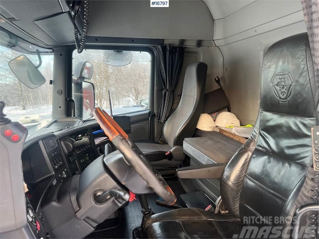 Scania R500 8x4 hook truck w/ 20T Hiab hook from 2014. WA Kotalni prekucni tovornjaki